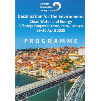 Desalination for the Environment||Clean Water and Energy||Alfandega Congress Centre, Porto, Portugal||27-30 April 2025